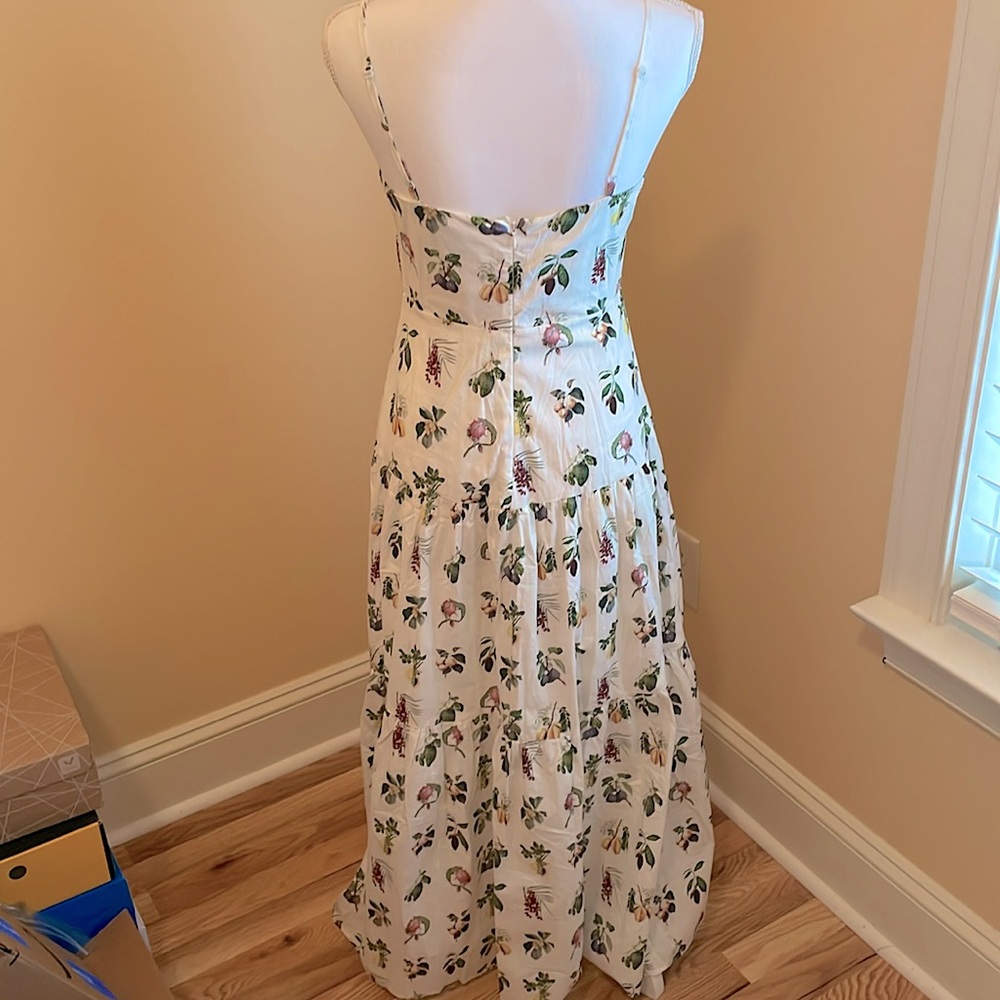 NWT Petal & Pup Botanique Fruit Print Cotton Midi Sundress Medium 4-6 dress - Picture 9 of 13